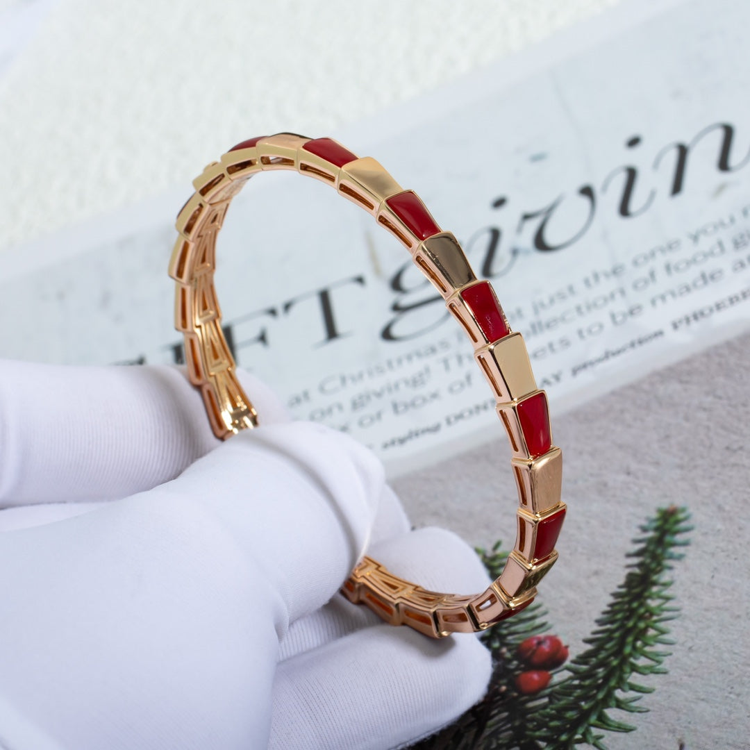 [Panda Jewelry]SERPENTI BRACELET PINK GOLD RUBELLITE