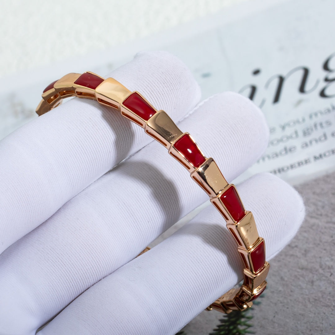 [Panda Jewelry]SERPENTI BRACELET PINK GOLD RUBELLITE