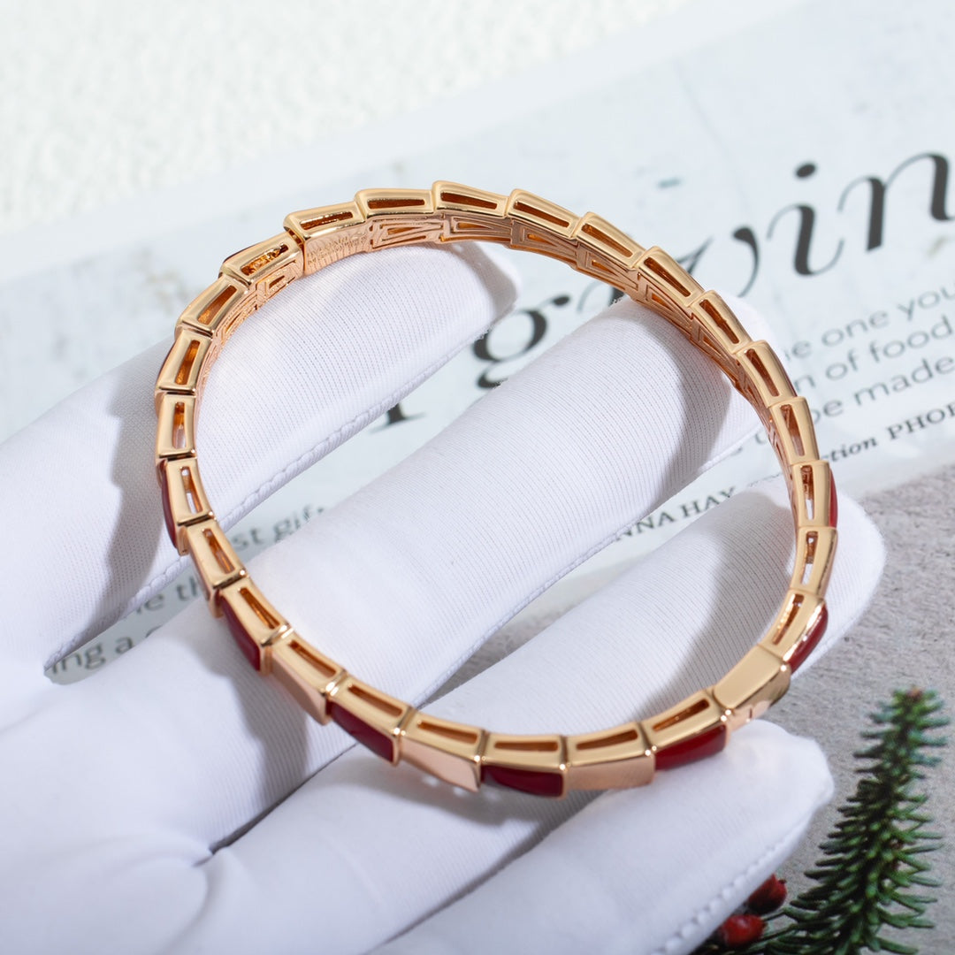 [Panda Jewelry]SERPENTI BRACELET PINK GOLD RUBELLITE