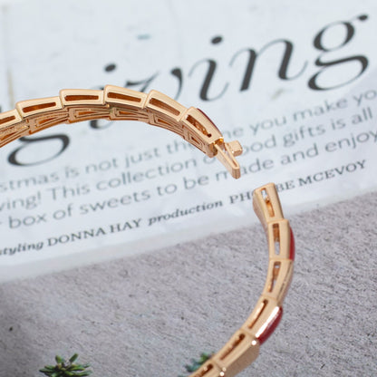 [Panda Jewelry]SERPENTI BRACELET PINK GOLD RUBELLITE