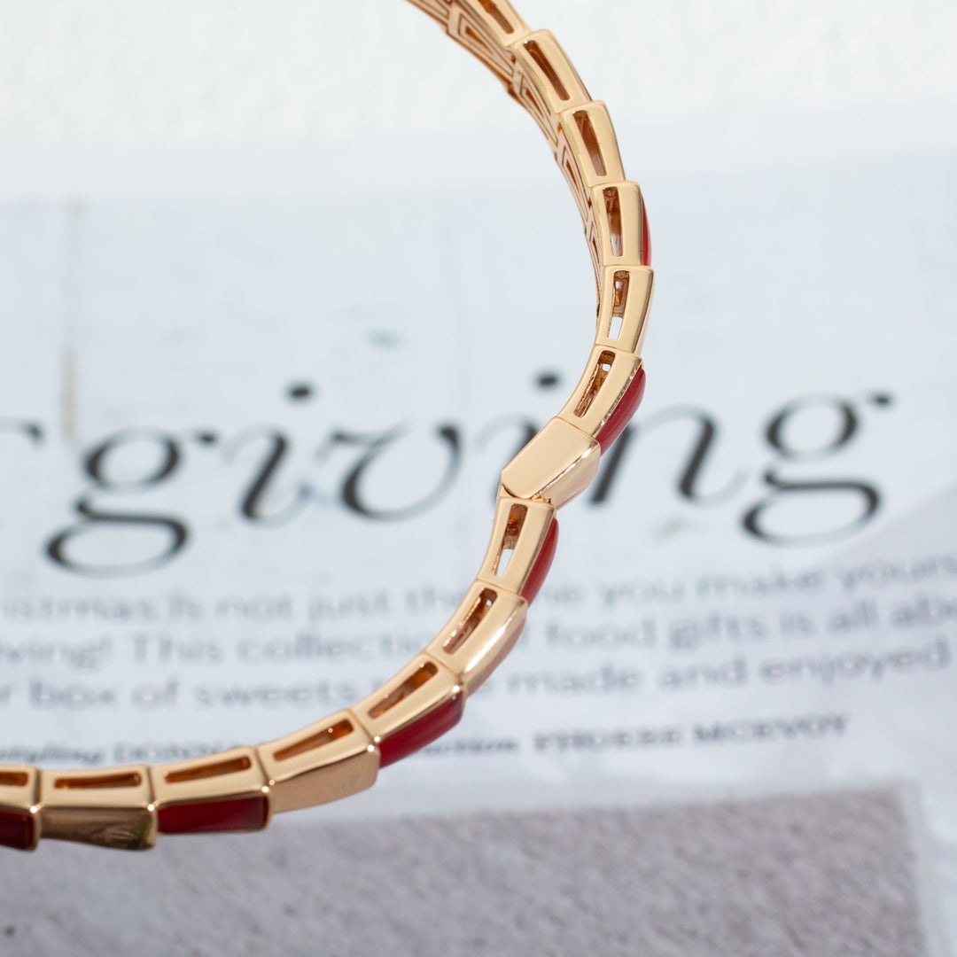 [Panda Jewelry]SERPENTI BRACELET PINK GOLD RUBELLITE