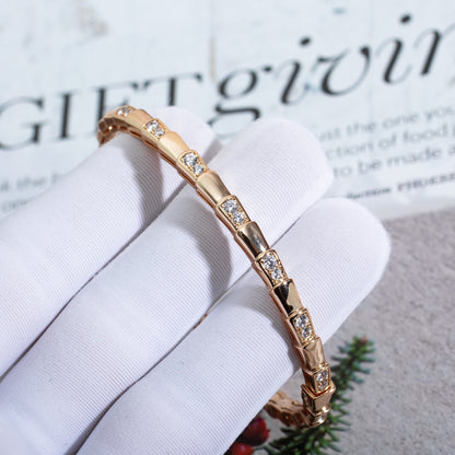 [Panda Jewelry]SERPENTI BRACELET PINK GOLD DIAMOND