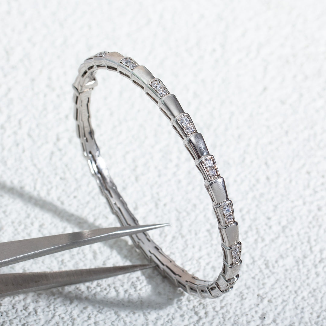 [Panda Jewelry]SERPENTI BRACELET SILVER DIAMOND