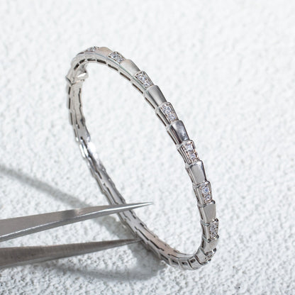 [Panda Jewelry]SERPENTI BRACELET SILVER DIAMOND