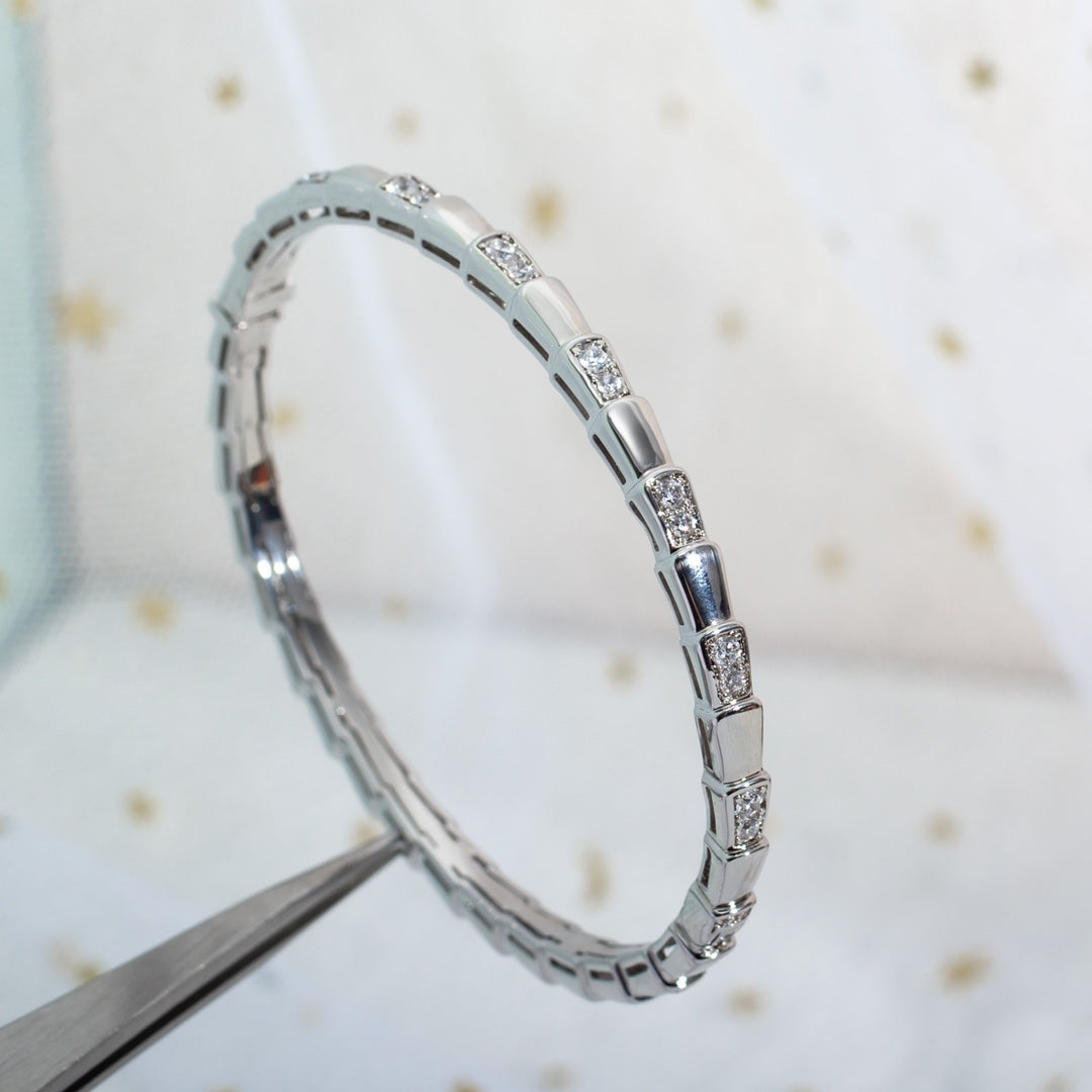 [Panda Jewelry]SERPENTI BRACELET SILVER DIAMOND