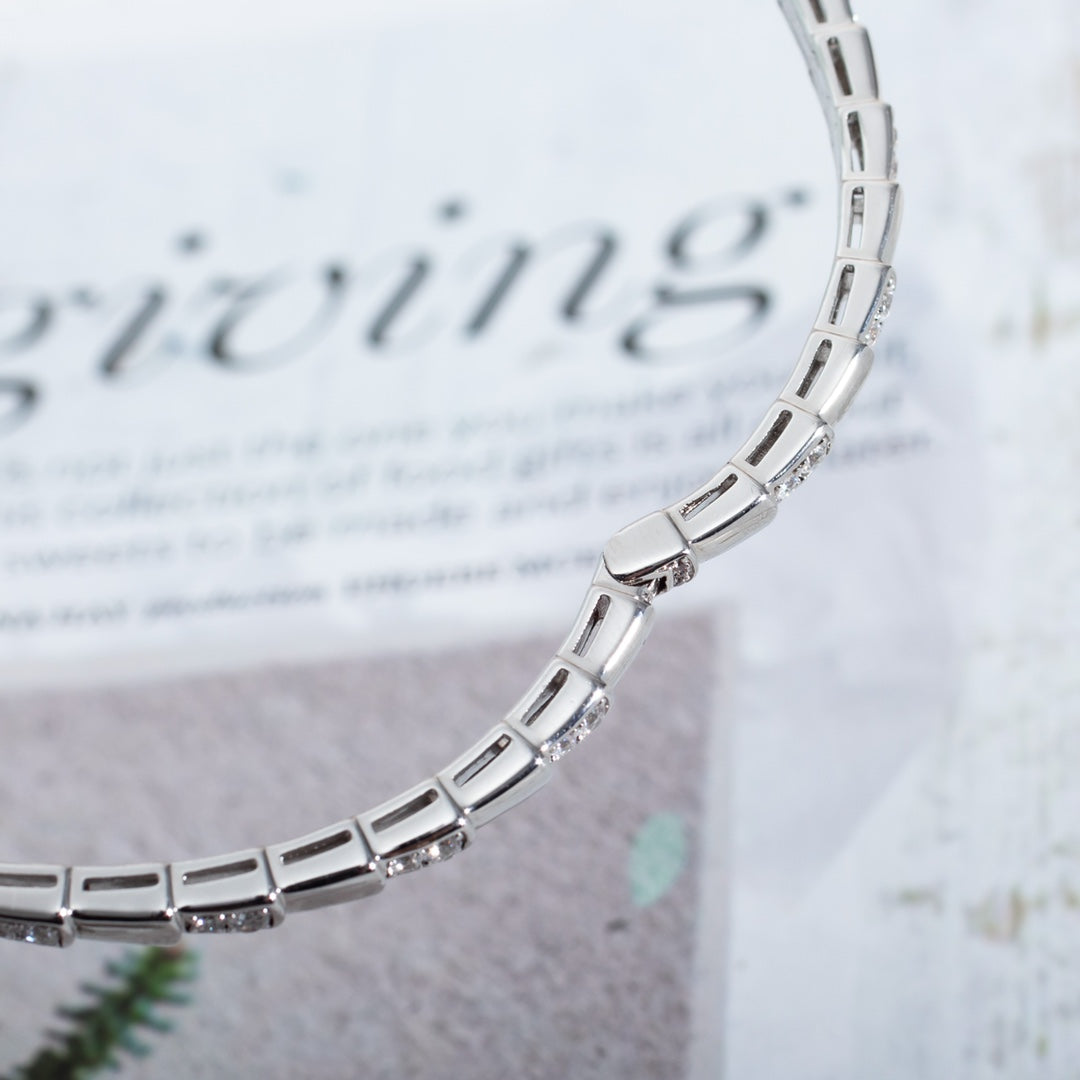[Panda Jewelry]SERPENTI BRACELET SILVER DIAMOND