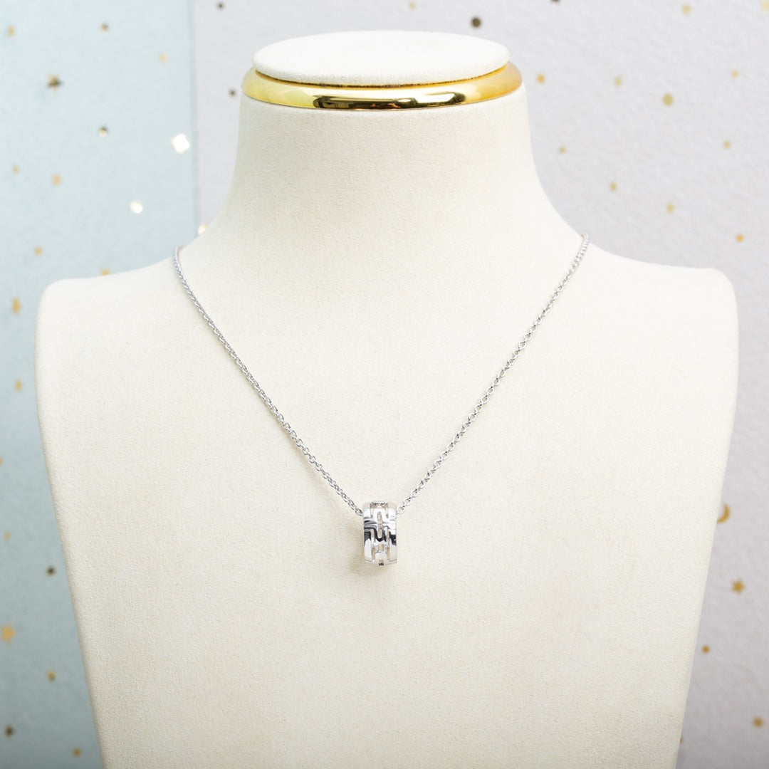 [Panda Jewelry]PARENTESI NECKLACE SILVER