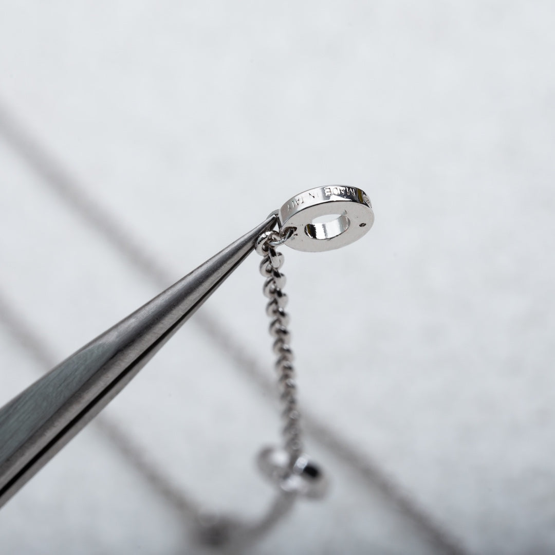 [Panda Jewelry]PARENTESI NECKLACE SILVER