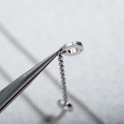 [Panda Jewelry]PARENTESI NECKLACE SILVER