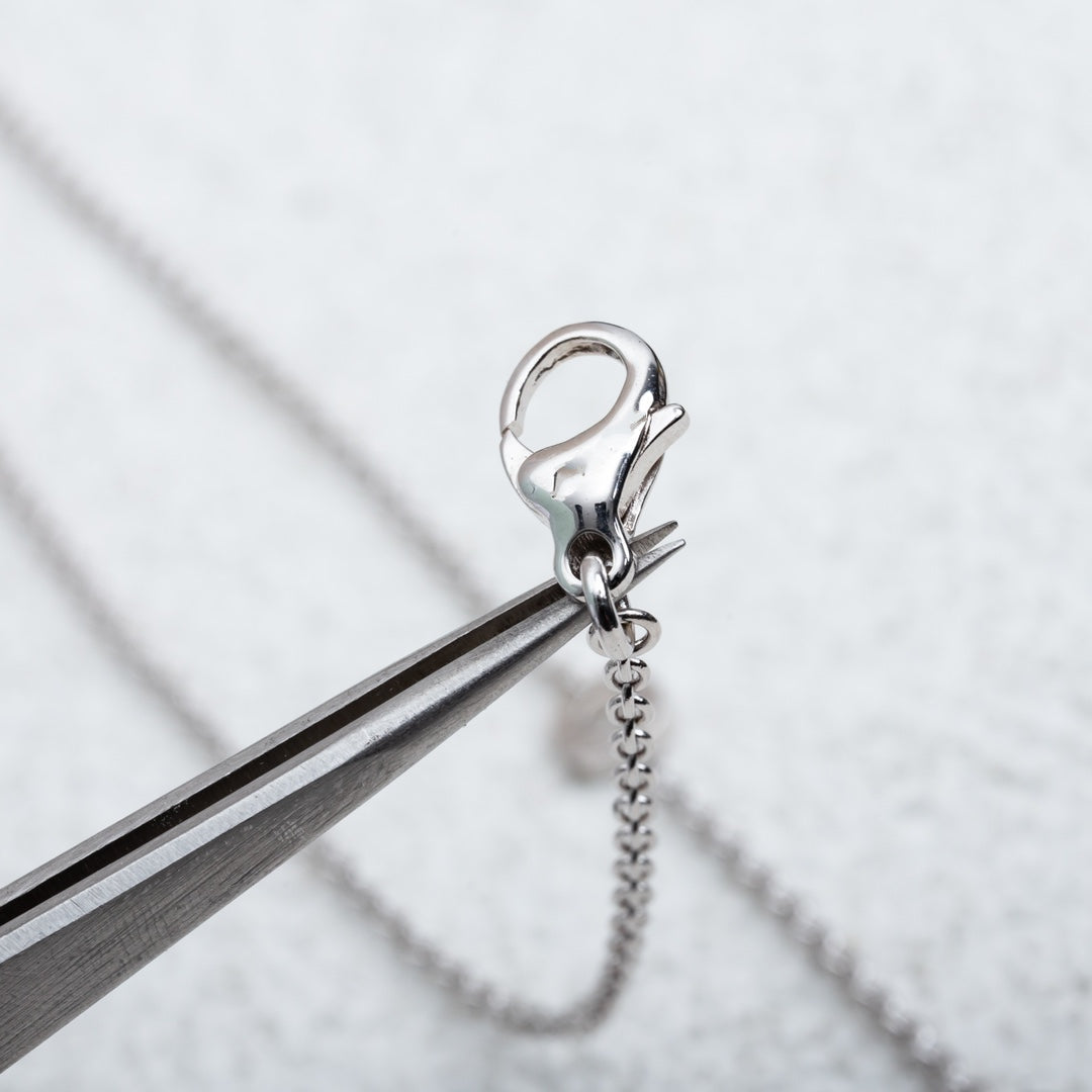 [Panda Jewelry]PARENTESI NECKLACE SILVER
