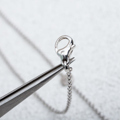 [Panda Jewelry]PARENTESI NECKLACE SILVER