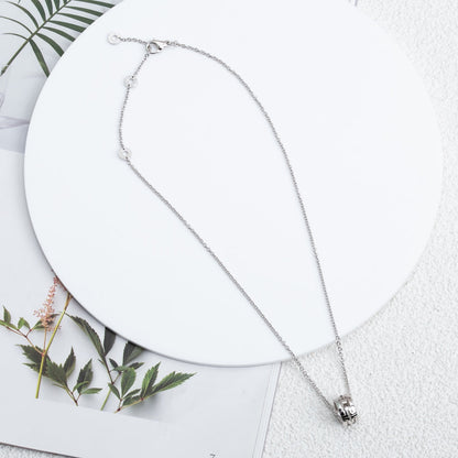 [Panda Jewelry]PARENTESI NECKLACE SILVER