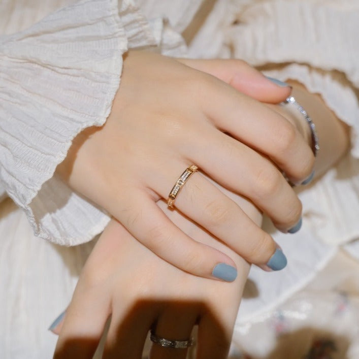 [Panda Jewelry]LOVE RING 2.65MM DIAMOND