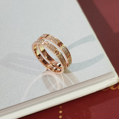 [Panda Jewelry]LOVE RING 2.65MM DIAMOND