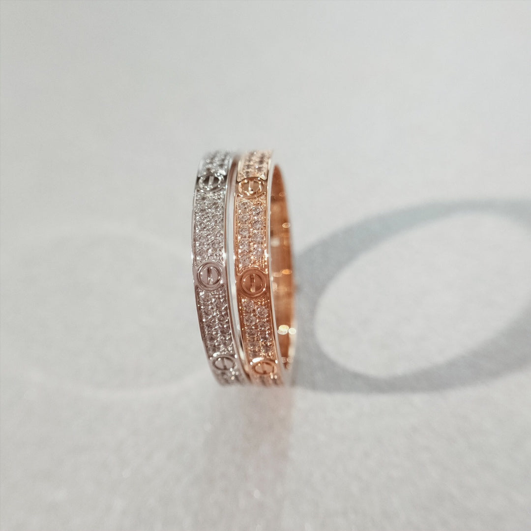 [Panda Jewelry]LOVE RING 2.65MM DIAMOND