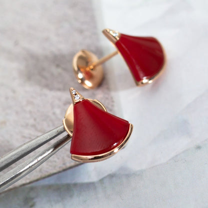 [Panda Jewelry]DIVAS DREAM EARRINGS PINK GOLD