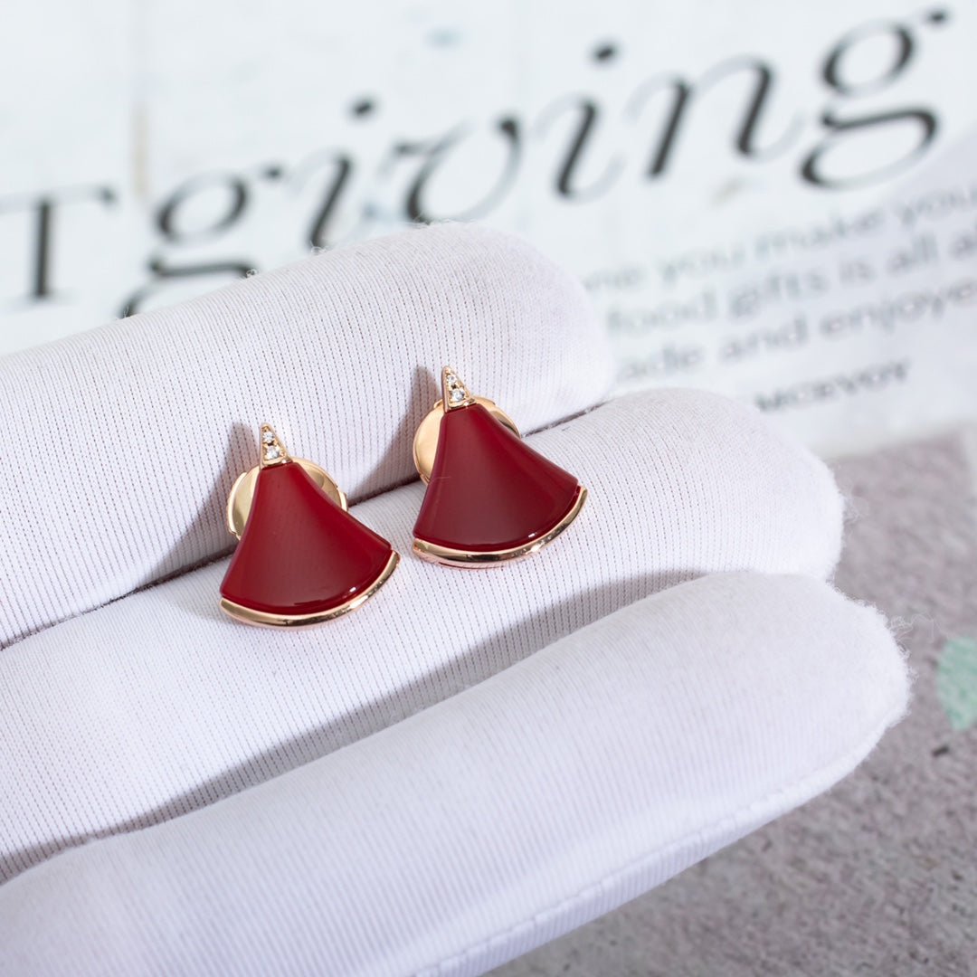 [Panda Jewelry]DIVAS DREAM EARRINGS PINK GOLD