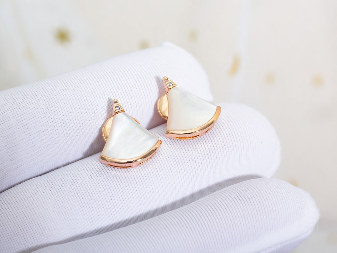 [Panda Jewelry]DIVAS DREAM EARRINGS PINK GOLD