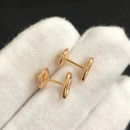 [Panda Jewelry]CHAINE SMALL EARRINGS GOLD AND SILVER