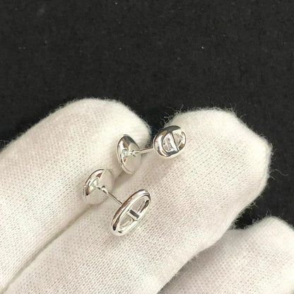 [Panda Jewelry]CHAINE SMALL EARRINGS GOLD AND SILVER