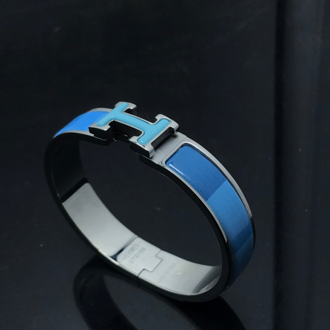 [Panda Jewelry]H BRACELET BLUE RAINBOW CERAMIC