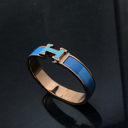 [Panda Jewelry]H BRACELET BLUE RAINBOW CERAMIC