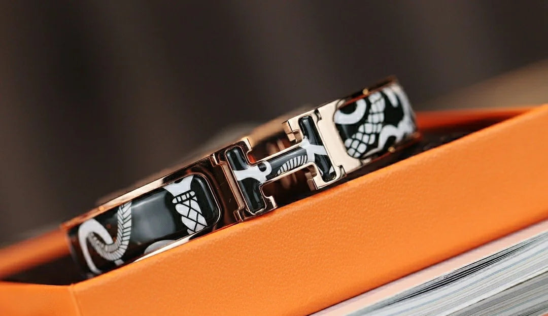 [Panda Jewelry]H TARTAN BRACELET 12MM