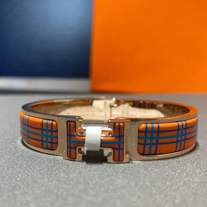 [Panda Jewelry]H TARTAN BRACELET 12MM