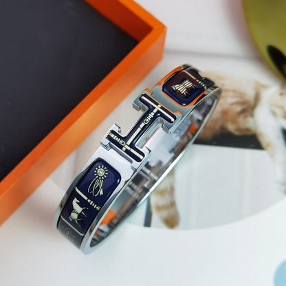 [Panda Jewelry]H COUVERTURES DARK BLUE BRACELET