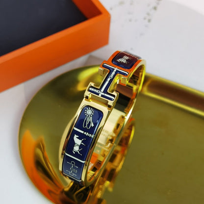 [Panda Jewelry]H COUVERTURES DARK BLUE BRACELET