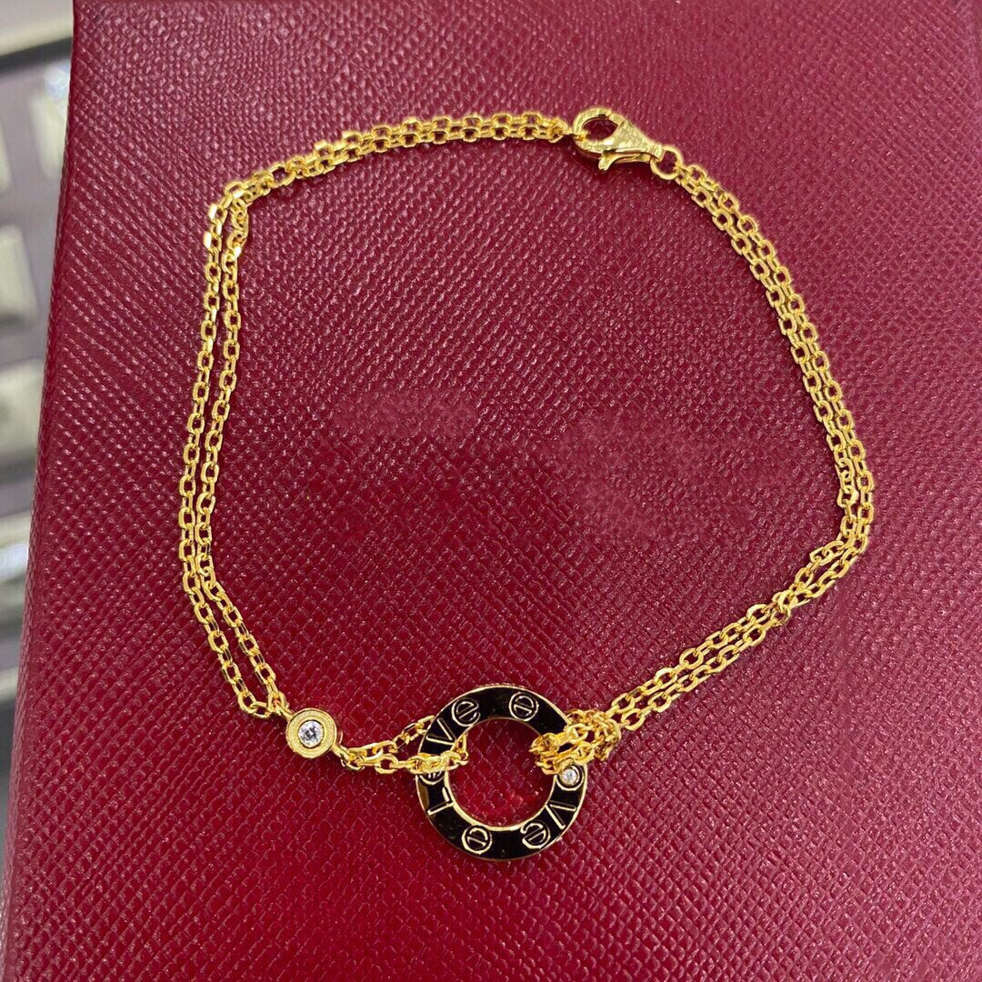 [Panda Jewelry]LOVE BRACELET 2 DIAMOND