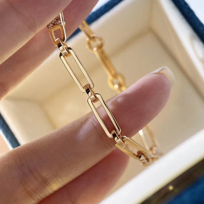 [Panda Jewelry]CHAINE BRACELET SMALL MODEL DIAMOND