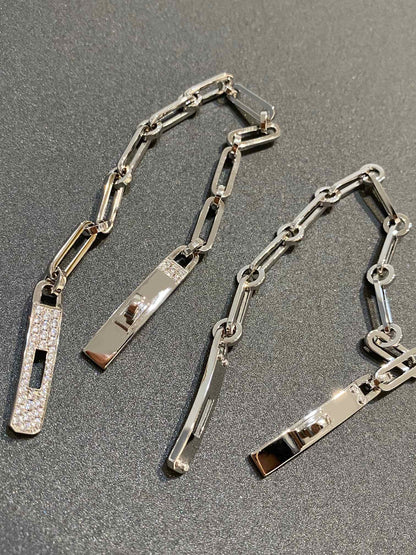 [Panda Jewelry]CHAINE BRACELET SMALL MODEL DIAMOND