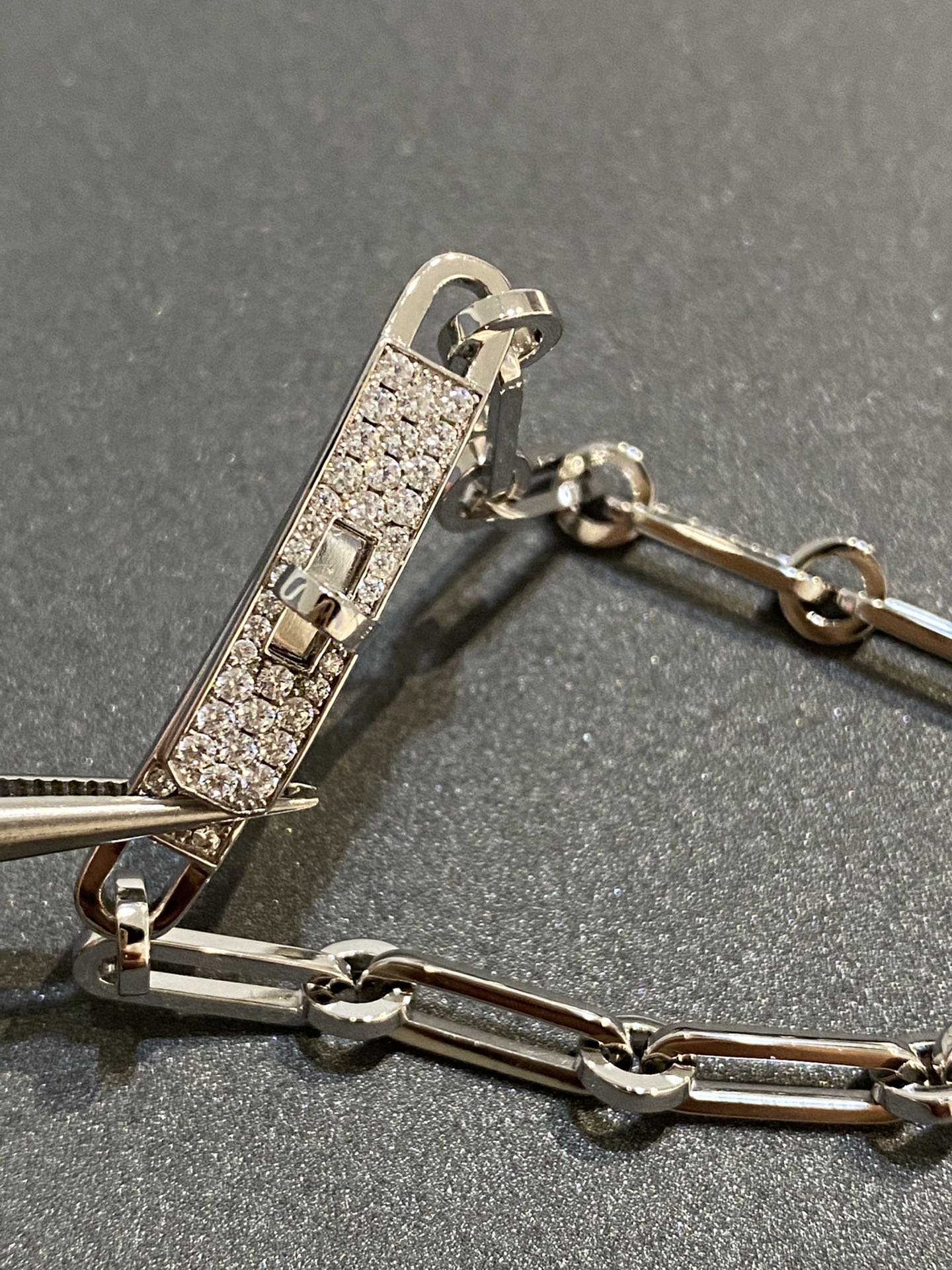 [Panda Jewelry]CHAINE BRACELET SMALL MODEL DIAMOND