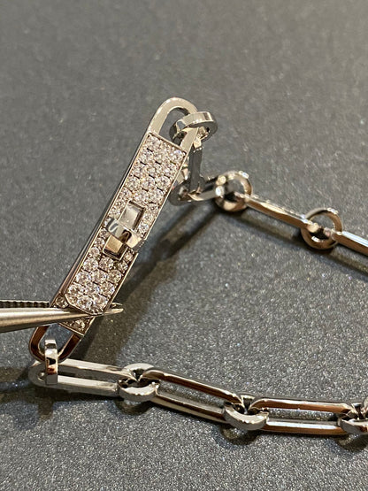 [Panda Jewelry]CHAINE BRACELET SMALL MODEL DIAMOND