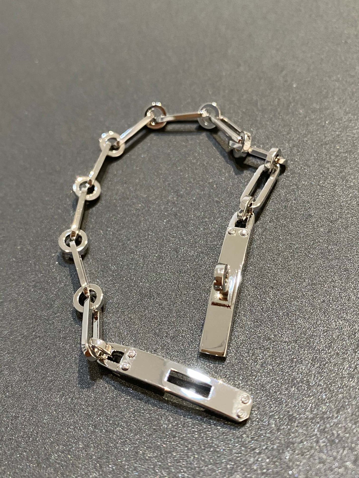 [Panda Jewelry]CHAINE BRACELET SMALL MODEL DIAMOND