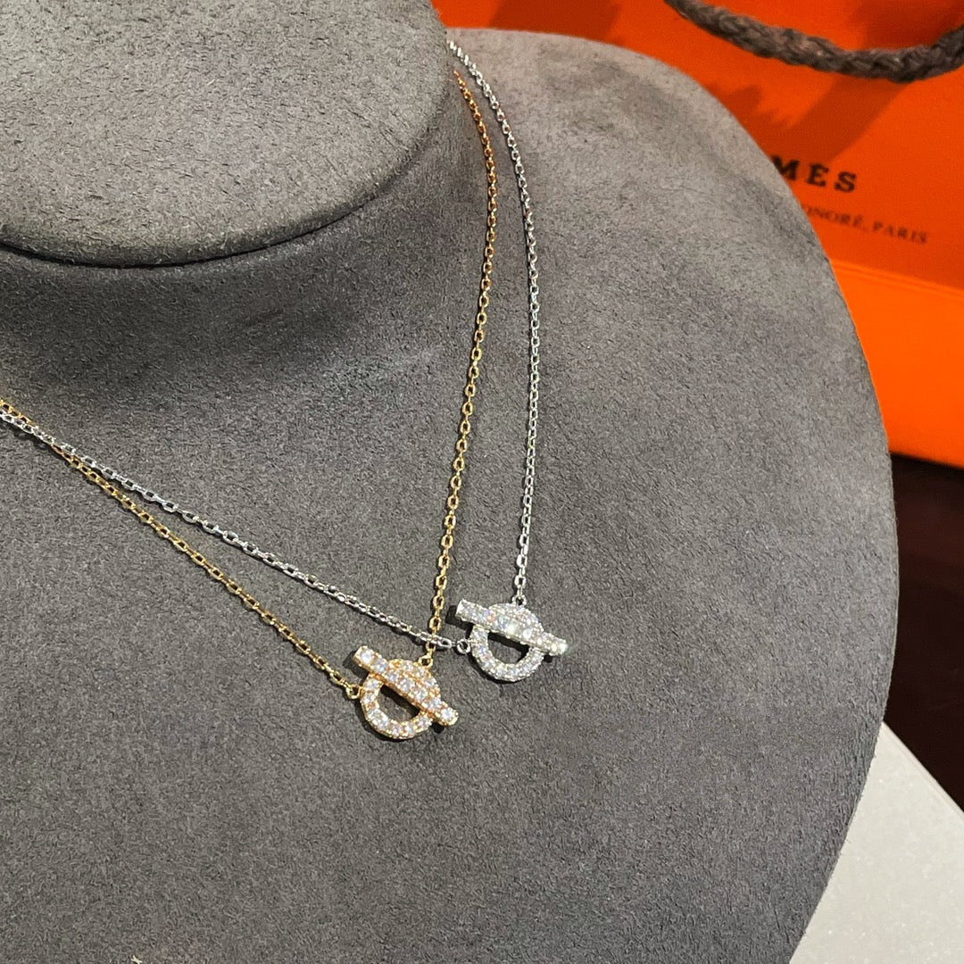 [Panda Jewelry]ECHAPEE NECKLACE DIAMOND