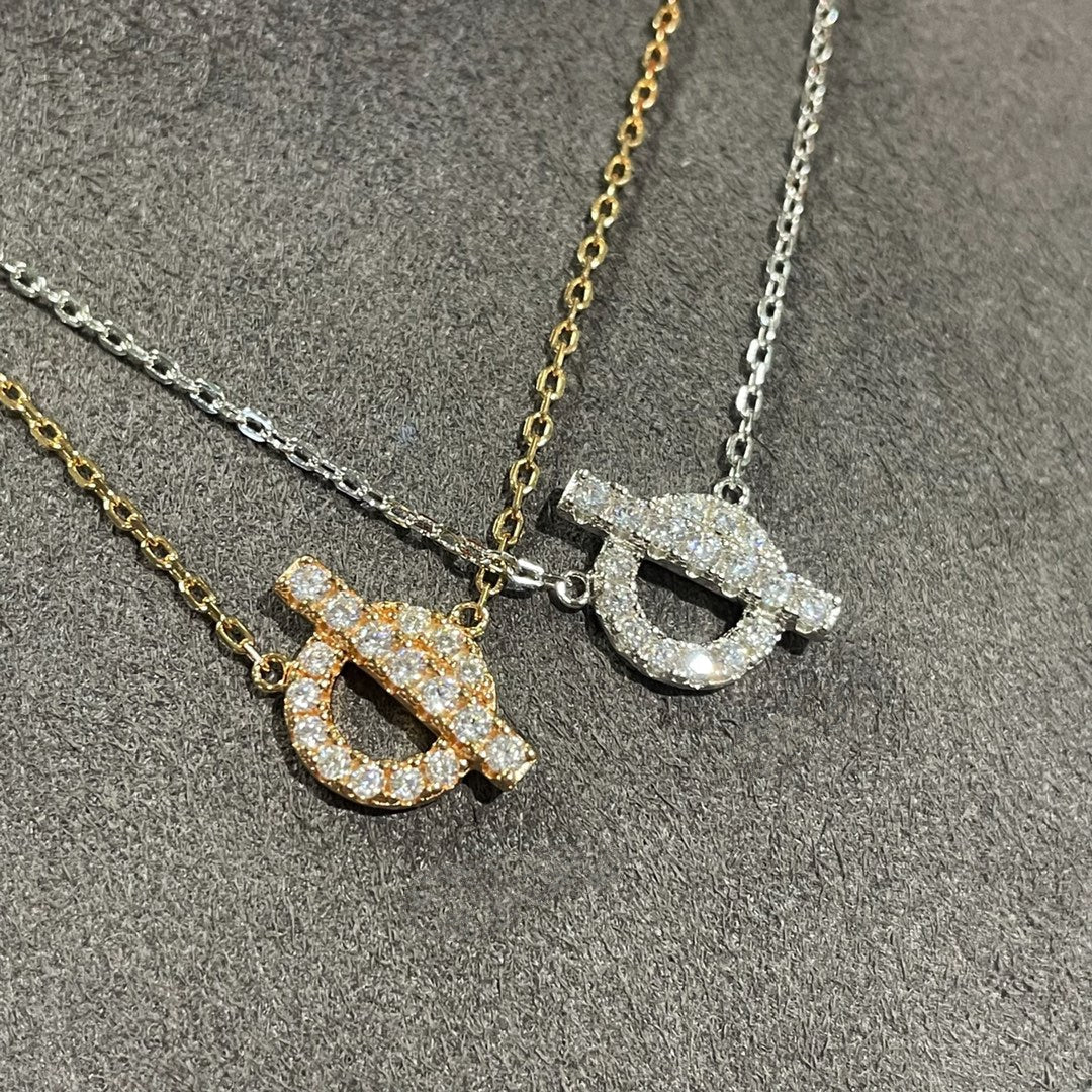 [Panda Jewelry]ECHAPEE NECKLACE DIAMOND