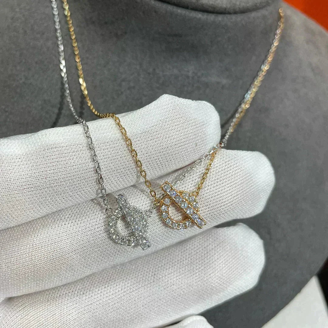 [Panda Jewelry]ECHAPEE NECKLACE DIAMOND