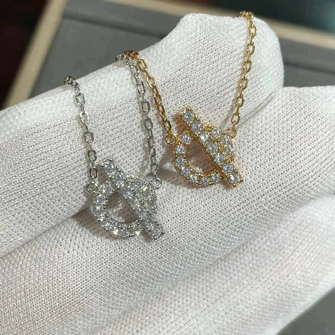 [Panda Jewelry]ECHAPEE NECKLACE DIAMOND