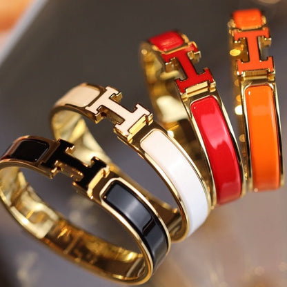 [Panda Jewelry]H BRACELET 12MM GOLD