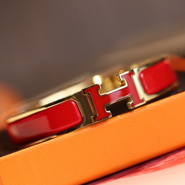 [Panda Jewelry]H BRACELET 12MM GOLD