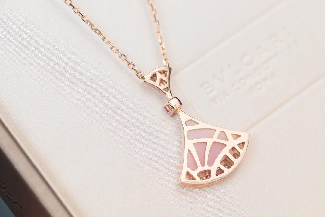 [Panda Jewelry]DREAM NECKLACE PINK MOP DIAMOND