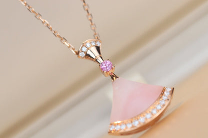 [Panda Jewelry]DREAM NECKLACE PINK MOP DIAMOND