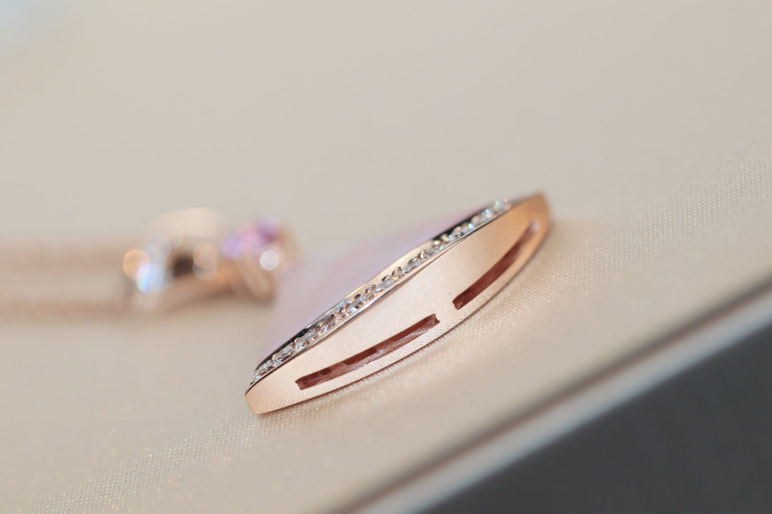 [Panda Jewelry]DREAM NECKLACE PINK MOP DIAMOND