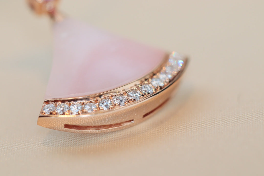 [Panda Jewelry]DREAM NECKLACE PINK MOP DIAMOND
