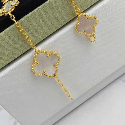 [Panda Jewelry]MAGIC CLOVER MOP GOLD BRACELET 5 MOTIFS