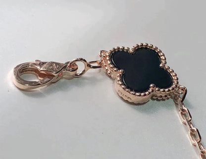 [Panda Jewelry]CLOVER 5 MOTIFS MULTICOLOR BRACELET