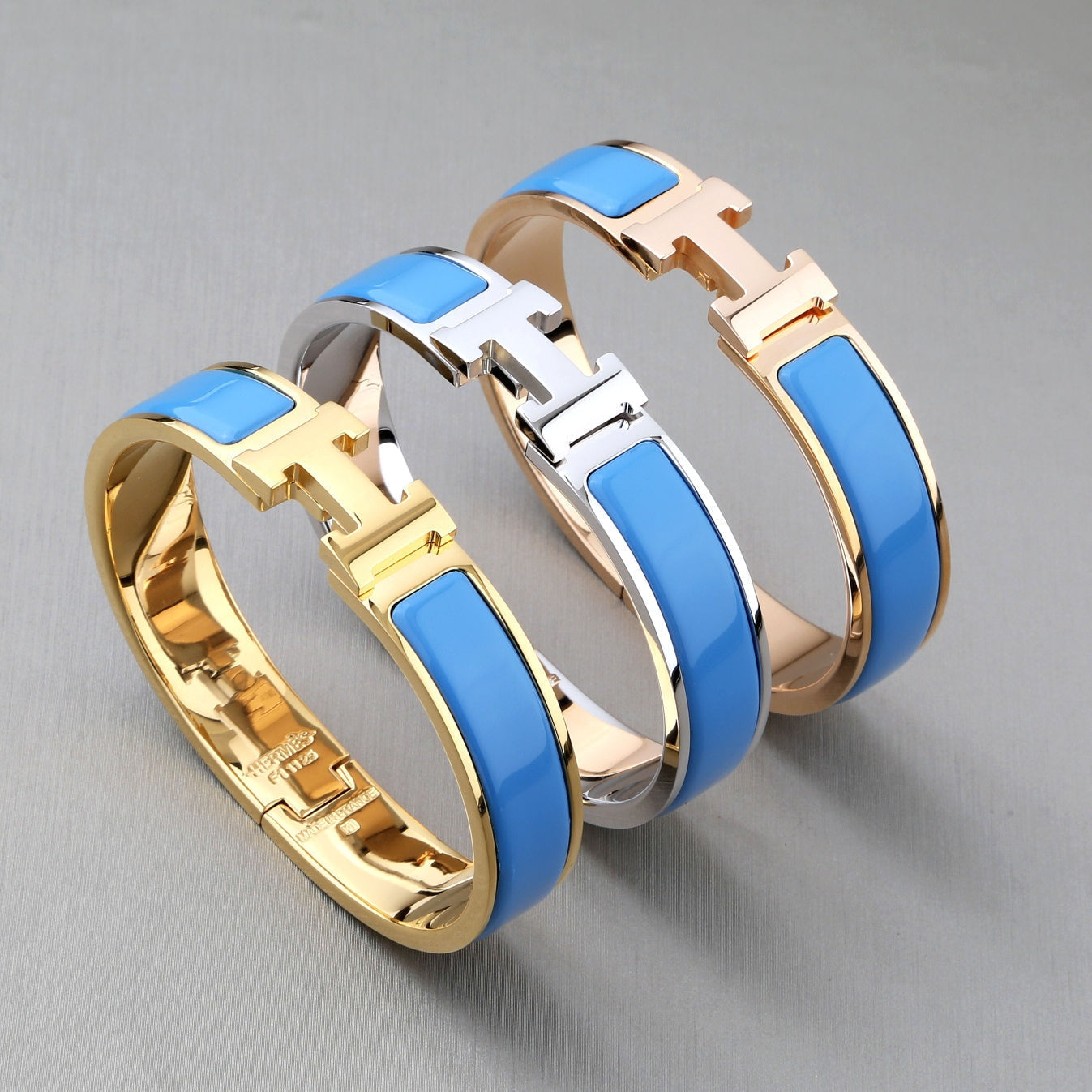 [Panda Jewelry]H BRACELET TURQUOISE 12MM