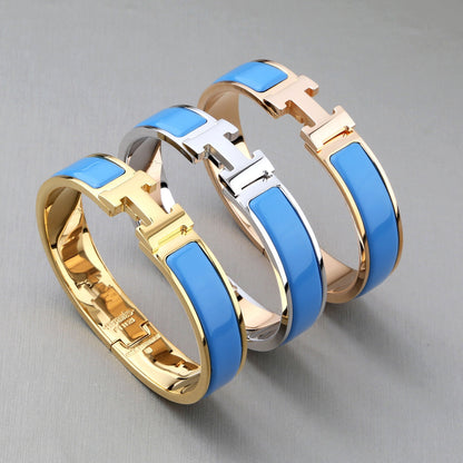 [Panda Jewelry]H BRACELET TURQUOISE 12MM